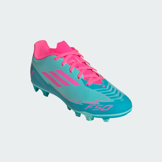 adidas Youth F50 Club FG/MG J Messi Blue Pink