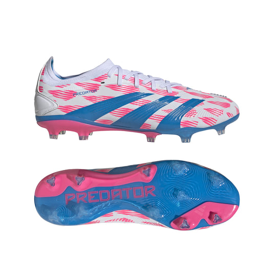adidas Predator Pro FG White Pink Blue