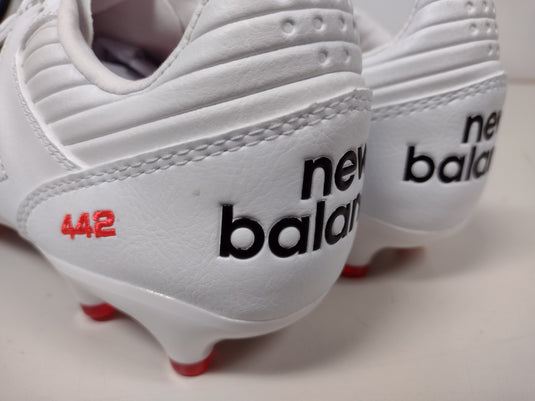 New Balance 442 V2 Pro FG White Silver Red