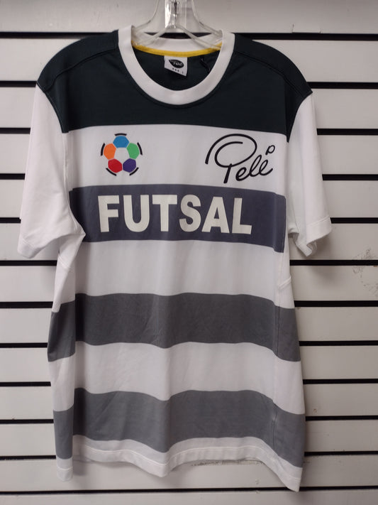 Pele Sports Futsal Jersey Mens Large  *** this is a vintage used jersey***