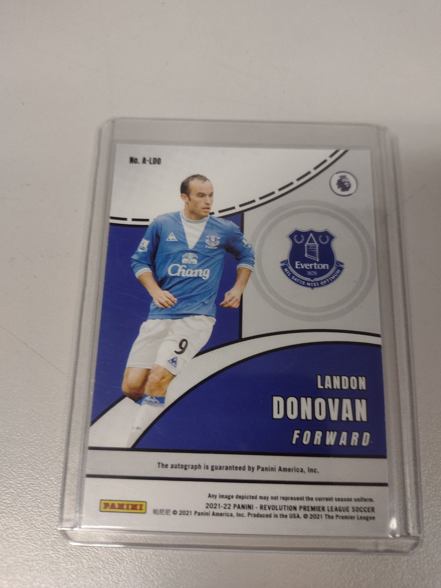2021 Revolution Soccer Landon Donovan Everton Autograph