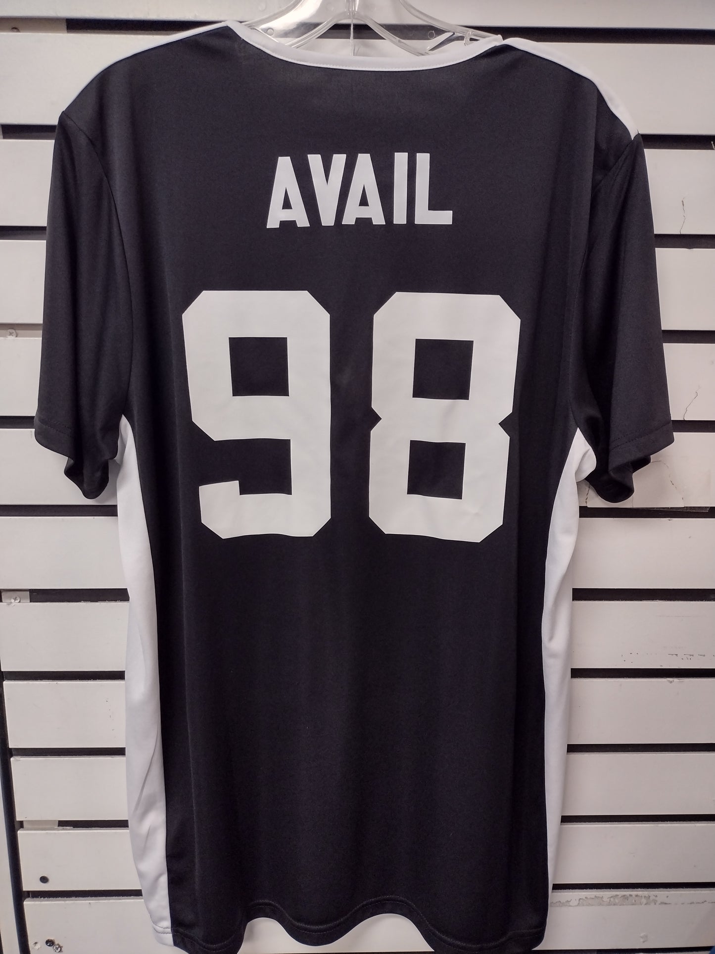 adidas Avail Over The James 98 Jersey Men's Large "Avail 98" on back