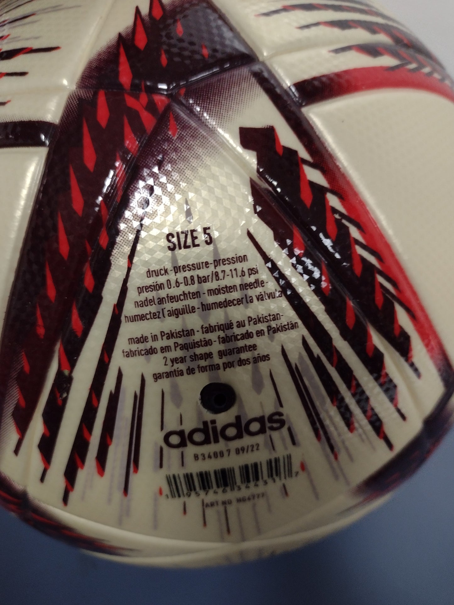 adidas Al Hilm Replica World Cup 2022 Final Soccer Ball with Box