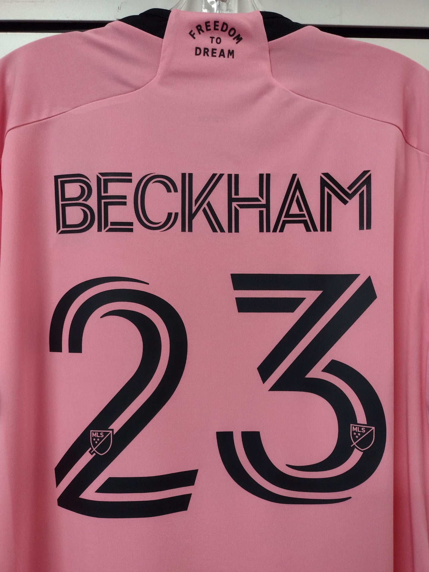 adidas Men's Inter Miami CF 2024 Home Jersey Pink Beckham #23