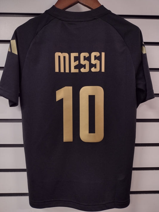 Messi #10 adidas Youth AFA Argentina Pre Match Jersey 2024