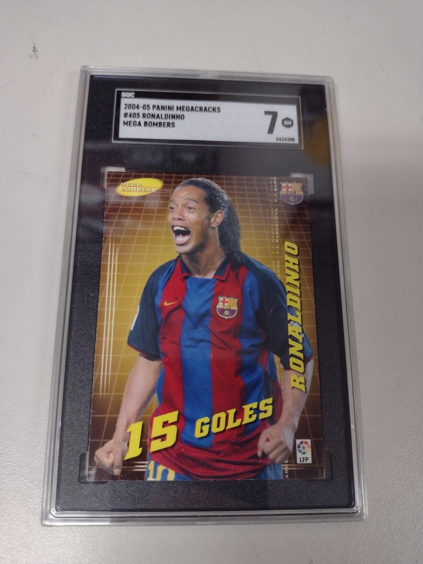 2004-05 Panini Megacracks Ronaldinho Mega Bombers SGC 7