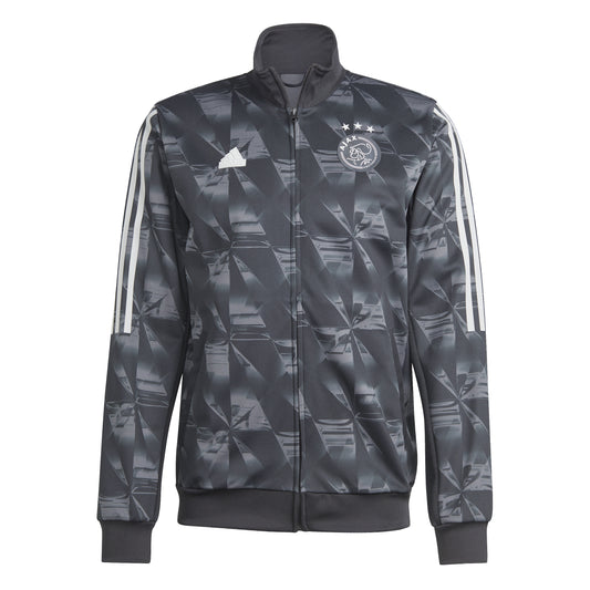 adidas Men's Ajax FC Black Track Top Full Zip Jacket