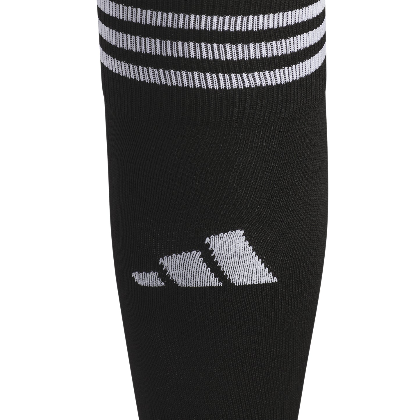adidas Copa Zone Sock Black with White Stripes