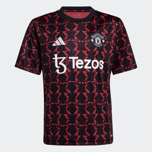 adidas Man United Pre-Match Jersey Youth