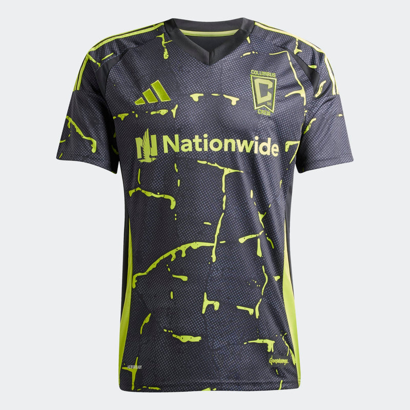 Load image into Gallery viewer, adidas MLS Columbus Crew Black Away Jersey "Goosebumps" 2025
