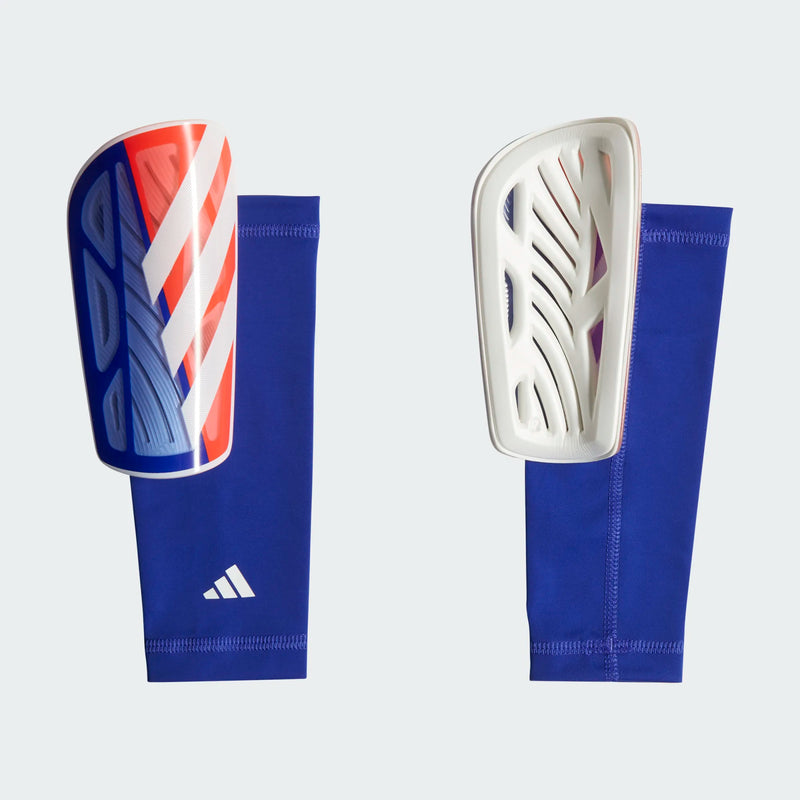 Load image into Gallery viewer, adidas Tiro Shinguard League Red Blue
