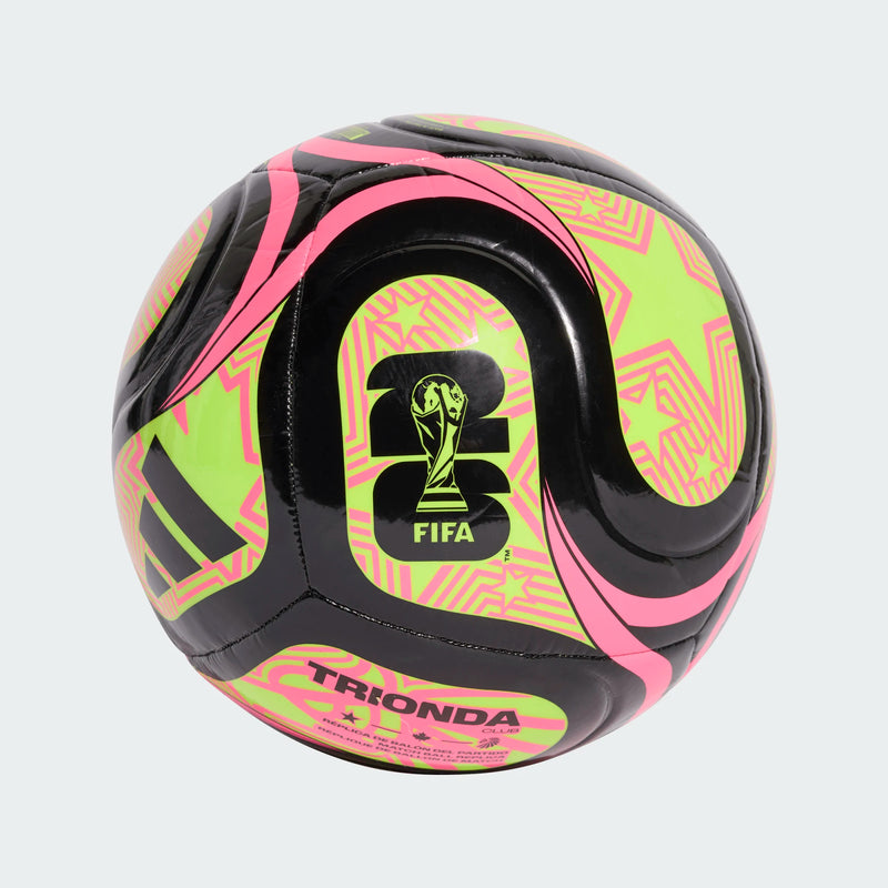 Load image into Gallery viewer, adidas Trionda Club World Cup 2026 Club Soccer Ball Black Pink
