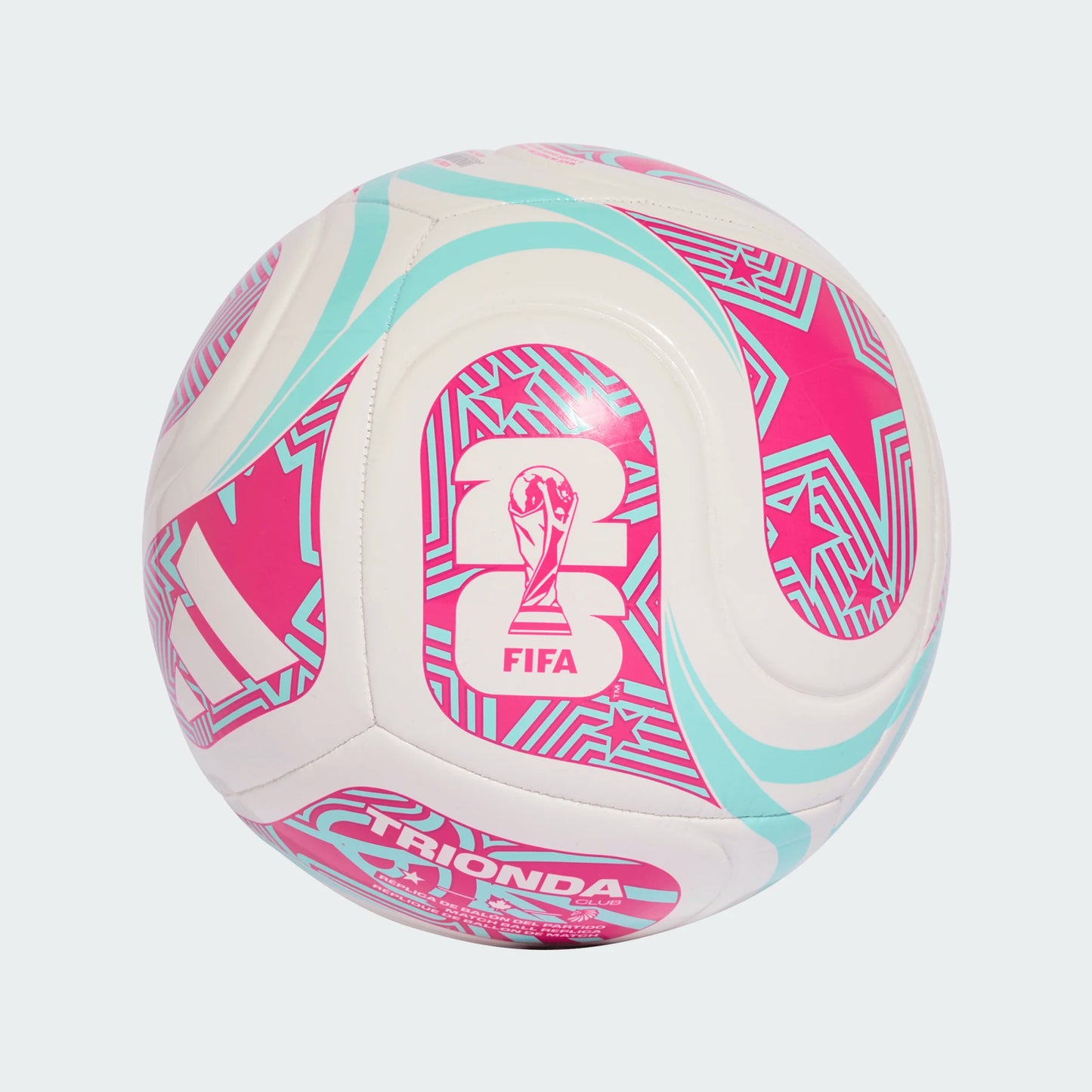 adidas Trionda World Cup 2026 Soccer Ball White Pink