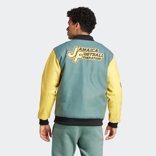 adidas Jamaica Football Federation Soccer Varsity Jacket