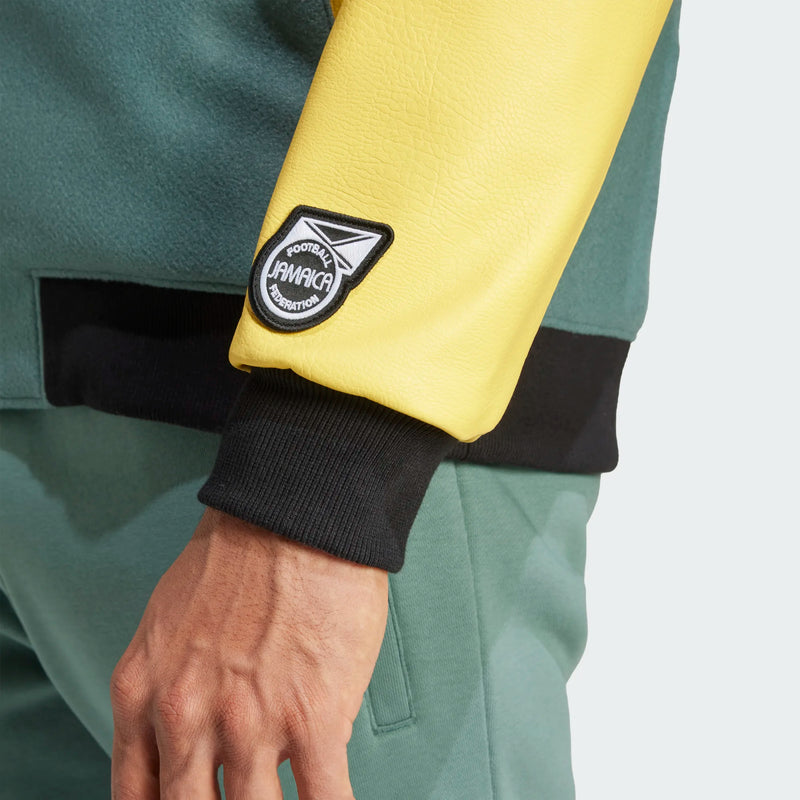 Load image into Gallery viewer, adidas Jamaica Football Federation Soccer Varsity Jacket
