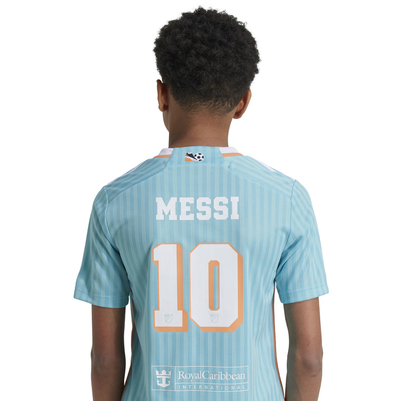 Load image into Gallery viewer, adidas Youth Messi #10 Inter Miami FC 3rd Jersey 2024/25
