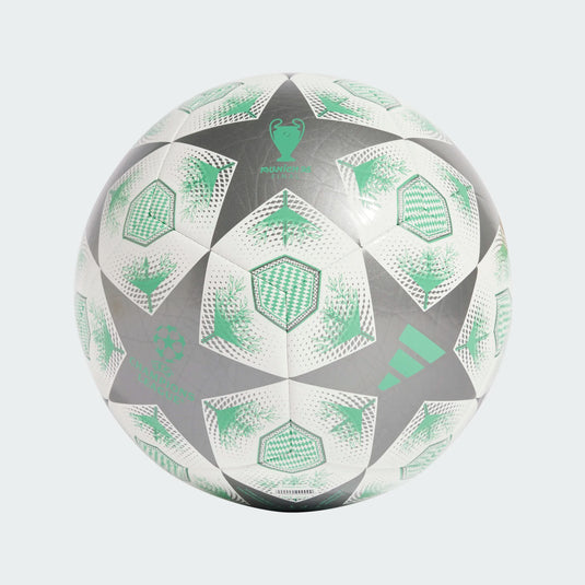 adidas 2025 UCL Club Soccer Ball Silver Green