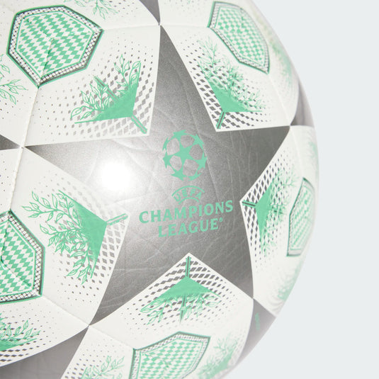 adidas 2025 UCL Club Soccer Ball Silver Green