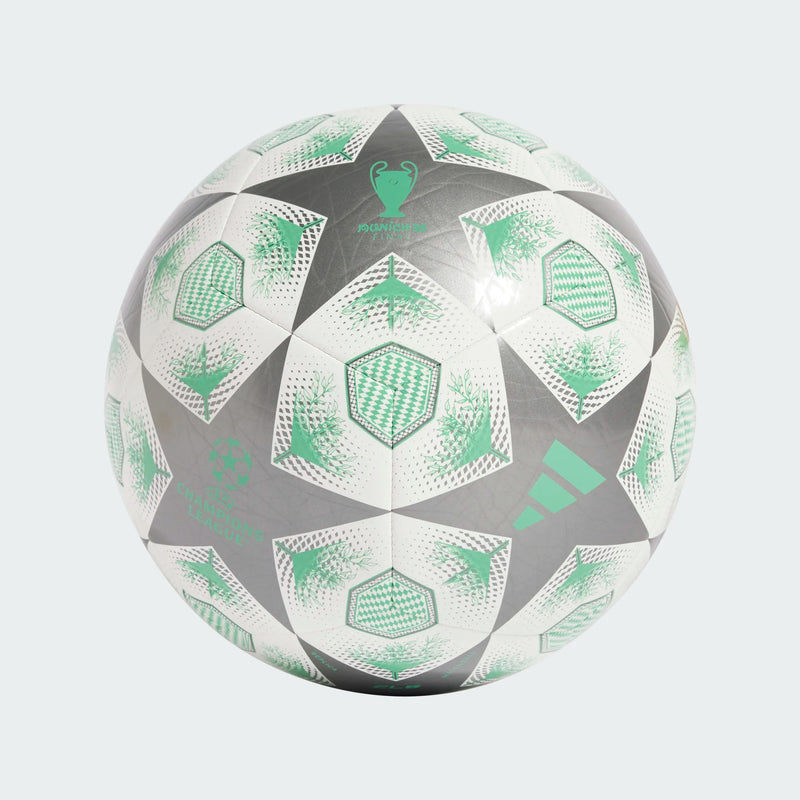 Load image into Gallery viewer, adidas 2025 UCL Club Soccer Ball Silver Green
