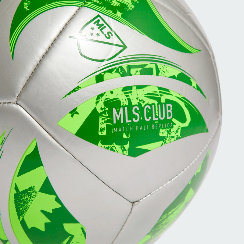 Load image into Gallery viewer, adidas MLS Club Soccer Ball Silver Green
