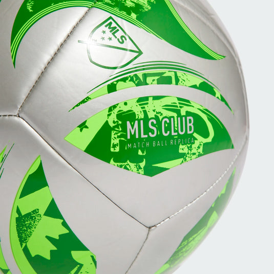 adidas MLS Club Soccer Ball Silver Green