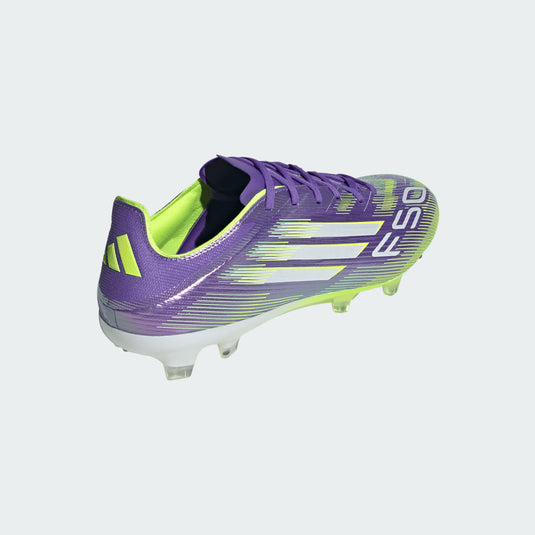 adidas F50 Pro FG Soccer Cleat purple green