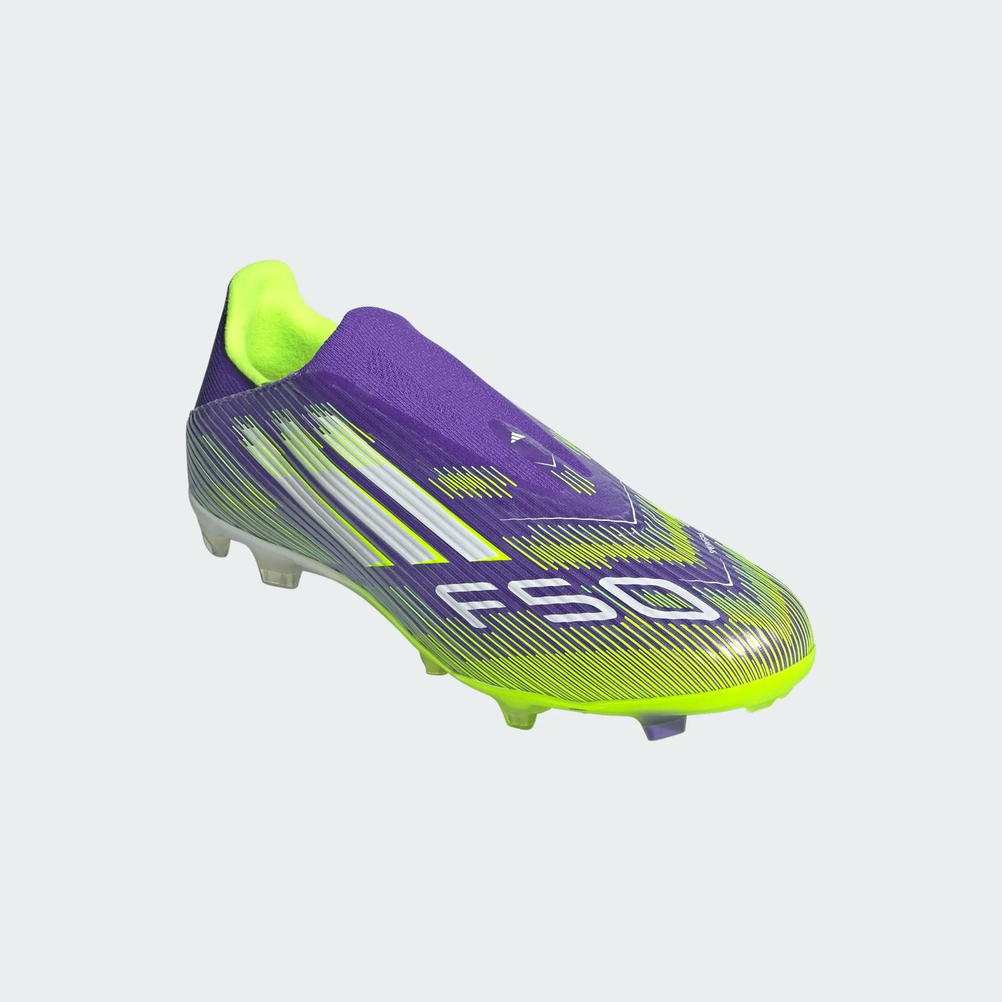 adidas F50 League Laceless FG/MG purple green