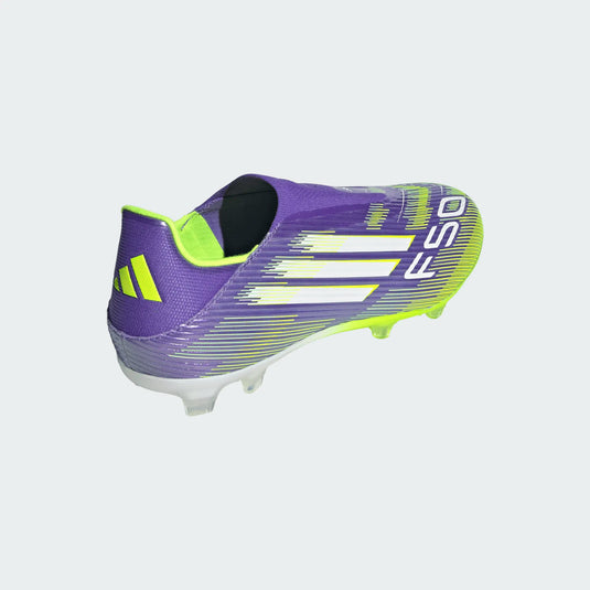 adidas F50 League Laceless FG/MG purple green