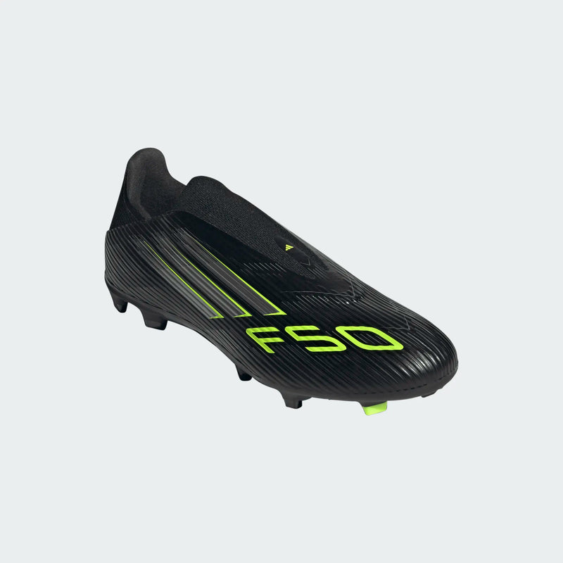 Load image into Gallery viewer, adidas F50 League Laceless FG/MG Black
