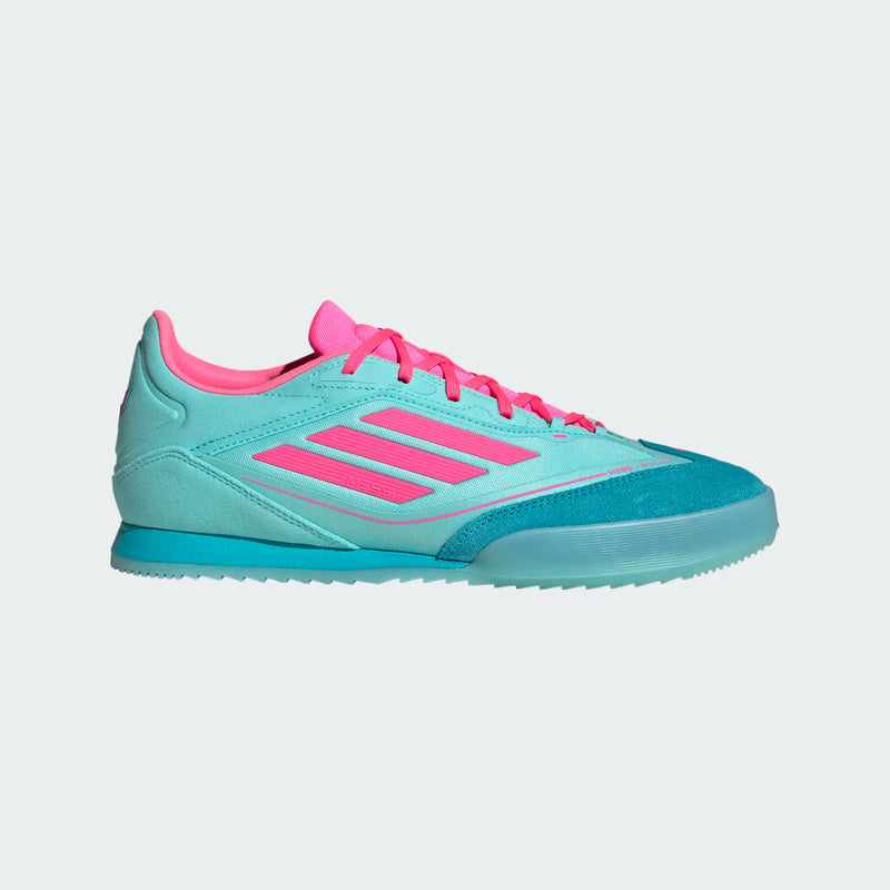 Load image into Gallery viewer, F50 Freestyle Messi Indoor Soccer Shoe Blue Pink
