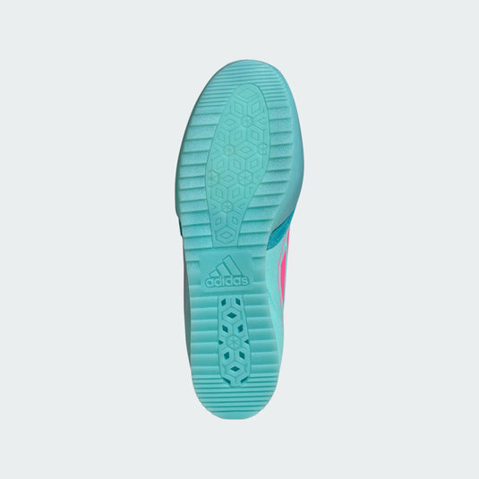 F50 Freestyle Messi Indoor Soccer Shoe Blue Pink
