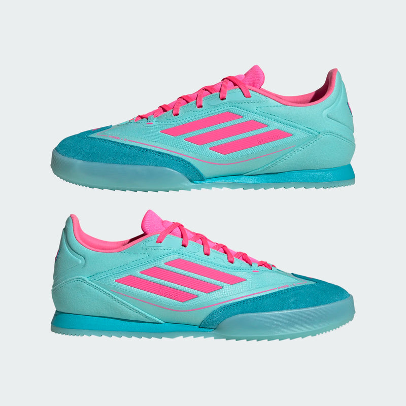 Load image into Gallery viewer, F50 Freestyle Messi Indoor Soccer Shoe Blue Pink
