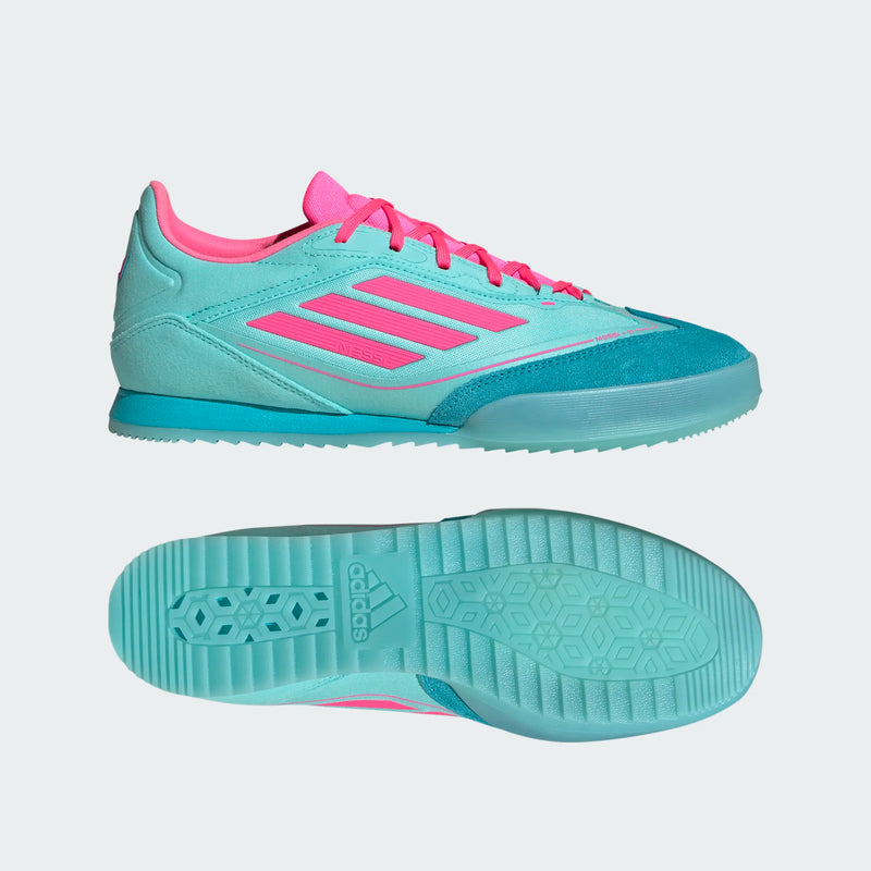Load image into Gallery viewer, F50 Freestyle Messi Indoor Soccer Shoe Blue Pink
