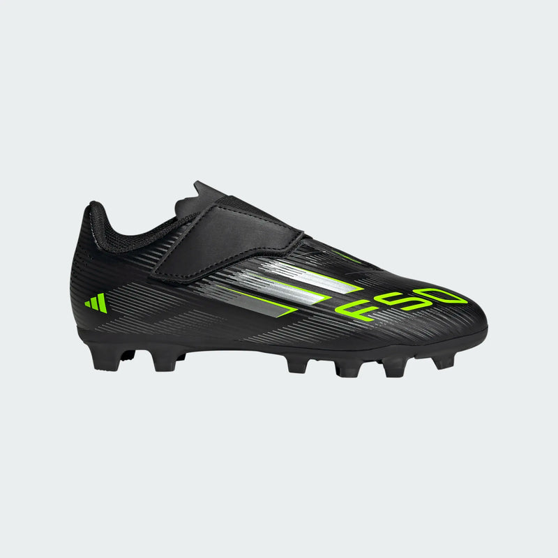 Load image into Gallery viewer, adidas Junior Youth Club F50 Velcro FG/MG black green
