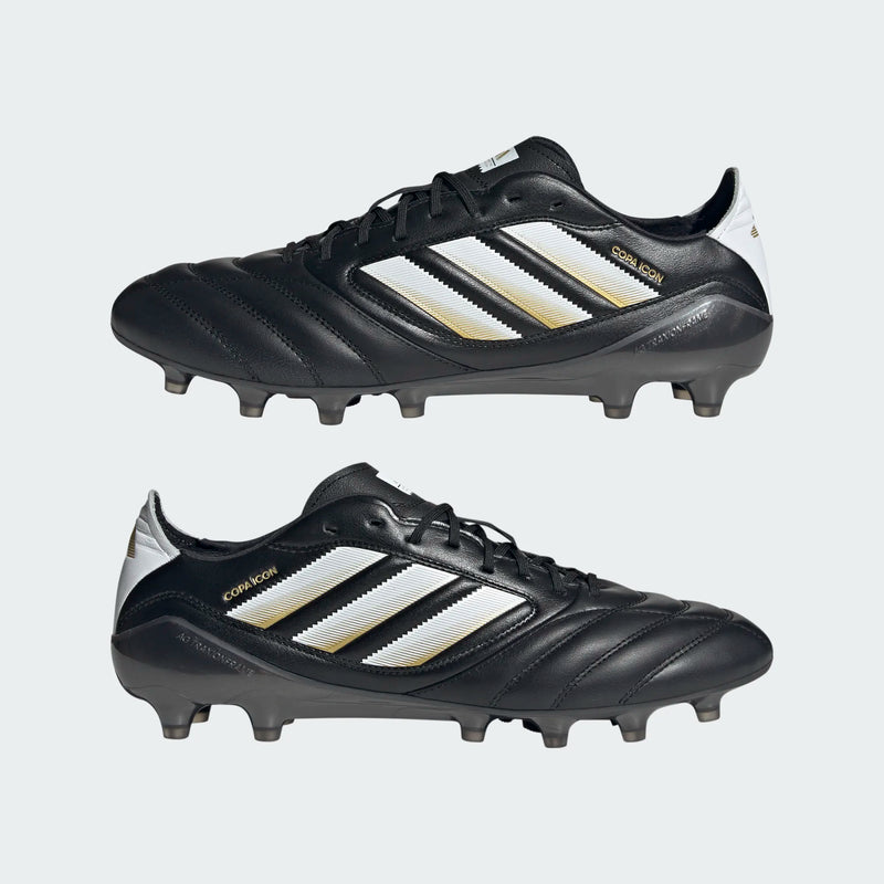 Load image into Gallery viewer, adidas Copa Icon II FG/AG Leather Soccer Cleats Black Gold
