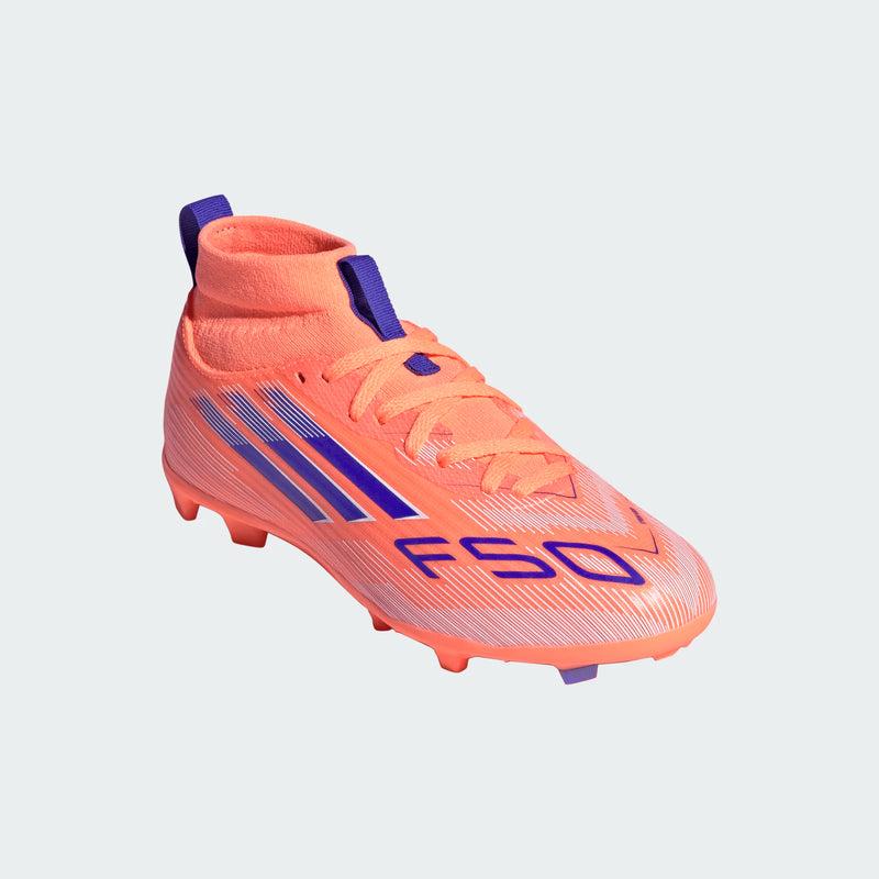 Load image into Gallery viewer, Youth F50 League FG/MG Mid Orange Blue
