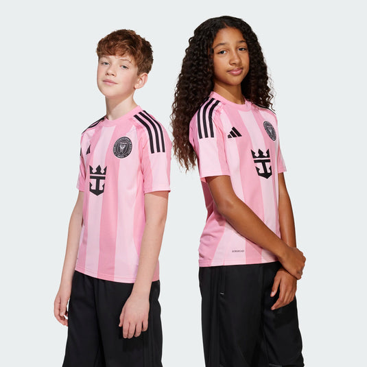 adidas Youth Messi #10 Inter Miami FC Home Pink Jersey 2025/26