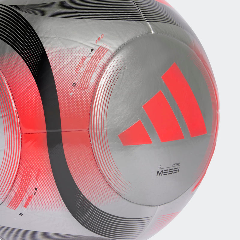 Load image into Gallery viewer, Messi Club Soccer Ball Silver Red

