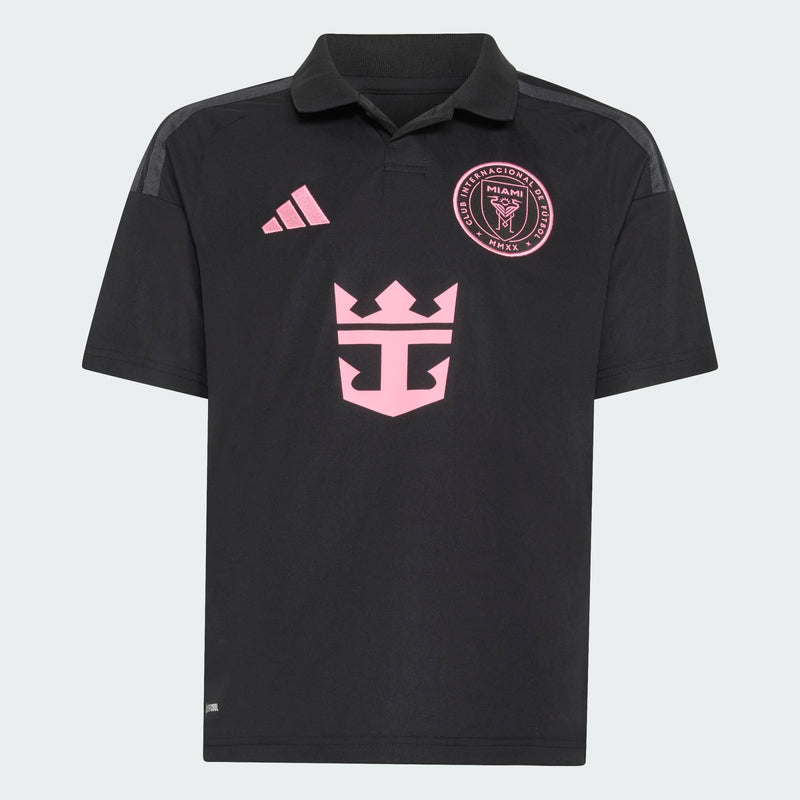 Load image into Gallery viewer, adidas Youth Inter Miami CF Black Away 2026/27 Messi #10 Jersey
