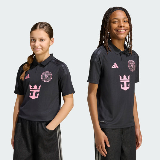 adidas Youth Inter Miami CF Black Away 2026/27 Messi #10 Jersey
