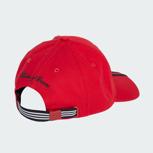 adidas Manchester United Baseball Cap Red Hat