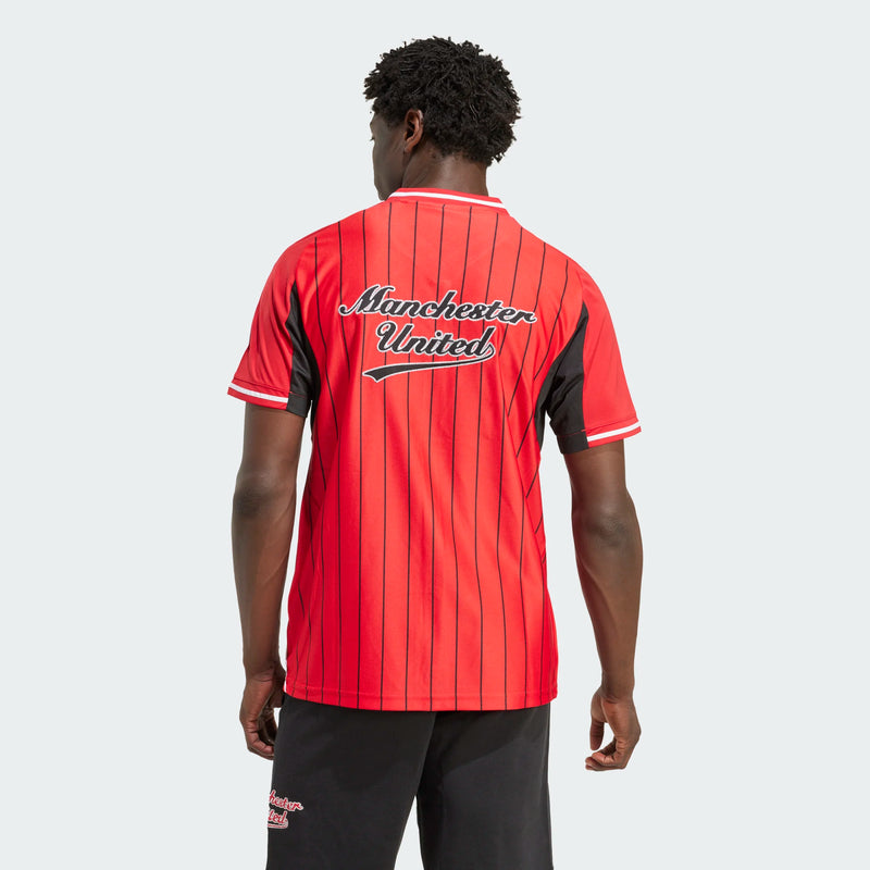 Load image into Gallery viewer, adidas Men's Manchester United Baseball Jersey
