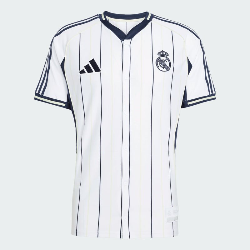 Load image into Gallery viewer, adidas Men's Real Madrid Baseball Style Jersey
