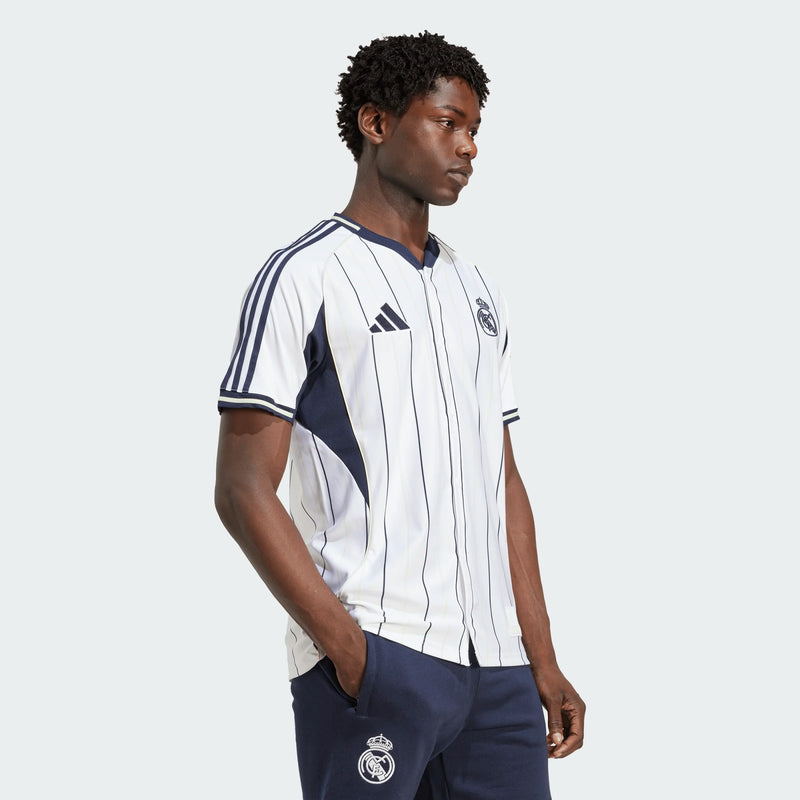 Load image into Gallery viewer, adidas Men's Real Madrid Baseball Style Jersey
