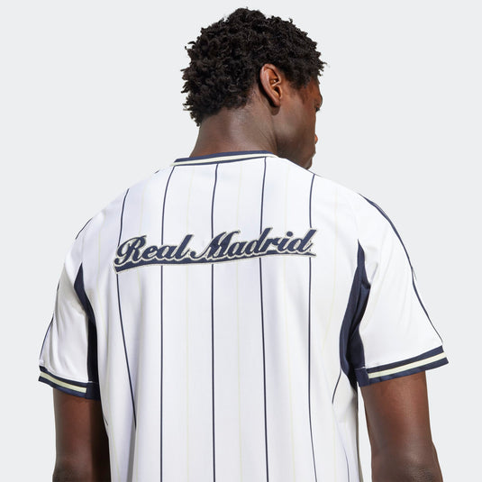 adidas Men's Real Madrid Baseball Style Jersey