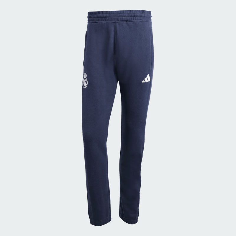 Load image into Gallery viewer, Real Madrid Navy Blue Fleece Pants
