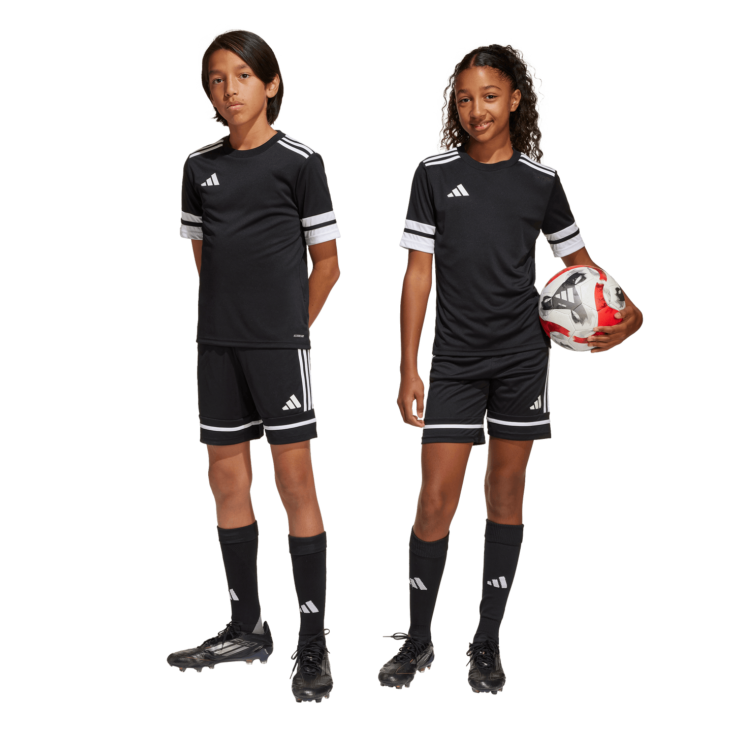 adidas Youth Squadra 25 Soccer Shorts Black