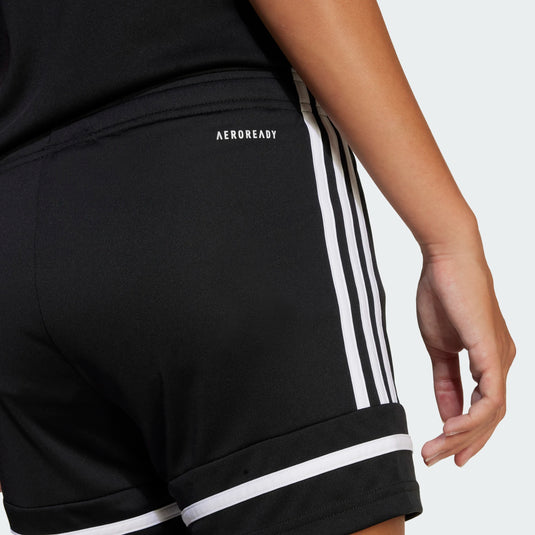 adidas Squadra 25 Youth Girls Soccer Shorts Black White