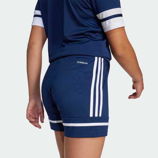 adidas Squadra 25 Youth Girls Soccer Shorts Navy Blue