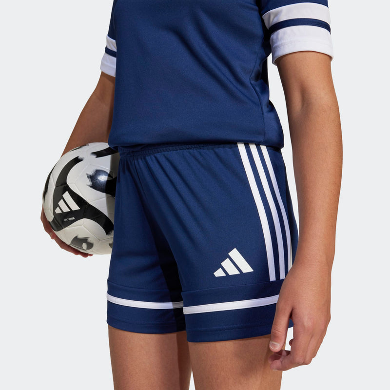 Load image into Gallery viewer, adidas Squadra 25 Youth Girls Soccer Shorts Navy Blue
